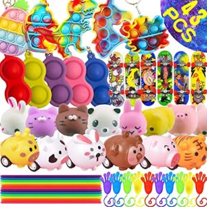 Leeche Premium Pop Party Favors Toys for kids,Prize Box Toys for All Ages kids,Birthday Party, School Classroom Rewards, Carnival Prizes, Pinata Fillers, Treasure Chest, Goody Bag Fillers