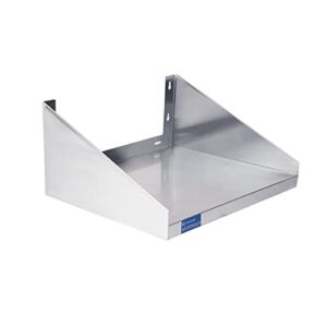 AmGood 36″ Long X 18″ Deep Stainless Steel Wall Shelf with Side Guards