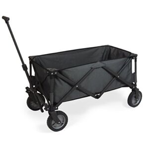ONIVA – a Picnic Time Brand – Adventure Wagon Folding Wagon – Wagon Cart – Sport Utility Wagon – Beach Wagon Collapsible, (Dark Gray)
