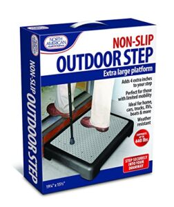 North American Health Wellness Mobility Step, Large, Measures 19 1/4″ Long x 15 1/2″ Wide x 4″ High