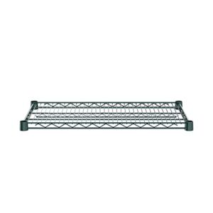 Krollen Industrial 18″ x 30″ NSF Green Epoxy Wire Shelf Set Of 2