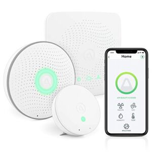 Airthings 4200 House Kit, Radon, Mold Risk & Indoor Air Quality Monitoring System, Multi-Room