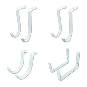 SafeRacks Accessory Hook Package – Standard, White