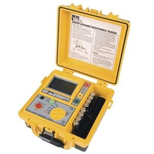 IDEAL INDUSTRIES INC. 61-796 Earth Ground Resistance Tester, 3-Pole, Carrying Case Included
