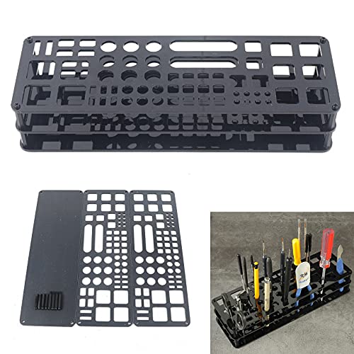 45 Holes Holder Rack Desktop Tools Storage Organizer Tray Garage Toolbox Rack | The Storepaperoomates Retail Market - Fast Affordable Shopping