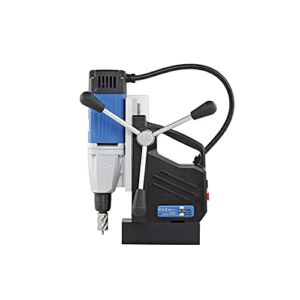 CS Unitec | MABasic 200 Portable Magnetic Drill Press | 900W 2-Speed Benchtop Power Drill Machine w/up to 1-3/8″ Diameter & 6-1/3″ Depth of Cut | Oil Bottle Included