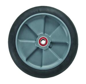 Magline 10830 8″ Diameter Balloon Cushion Wheel with Red Sealed Semi Precision Ball Bearings