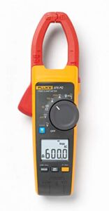 Fluke 375 FC True-RMS AC/DC Clamp Meter, Measures AC/DC Current To 600 A and AC/DC Voltage To 1000 V, CAT III 1000 V, CAT IV 600 V Safety Rating, Includes Batteries and Soft Carrying Case
