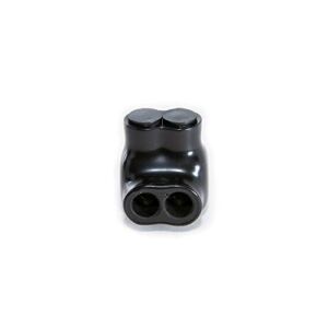NSI Industries Polaris Black IT-4 Insulated Multi-Tap Connector- 2-Port Single-Sided Entry for 4-14 AWG Wire Range – Dry Locations – Dual-rated cooper and/or aluminum – 1.18-inch width, 1.38-inch height, 1.12-inch length – Hex size 1/8-inch – 12 Pack