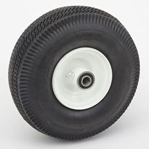 Lapp Wheels 4.10/3.50-4 Heavy Duty Pneumatic Tire Wagon/Hand Truck/Dolly cart/Mower Replacement,