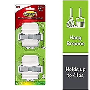 2 Pack Adhesive Broom Gripper Clips