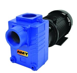 AMT Pump 2874-95 Self-Priming Centrifugal Pump, Cast Iron, 3 HP, 3 Phase, 208-230/460 V, Curve A, 3″ NPT Female Suction & Discharge Ports