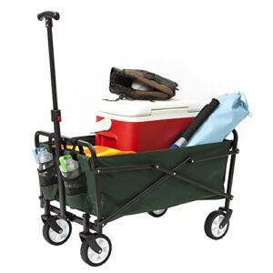 YSC Collapsible Folding Beach Outdoor Utility Wagon (Green)