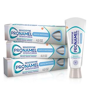 Sensodyne Pronamel Gentle Whitening Enamel Toothpaste for Sensitive Teeth – 4 Ounces (Pack of 3)