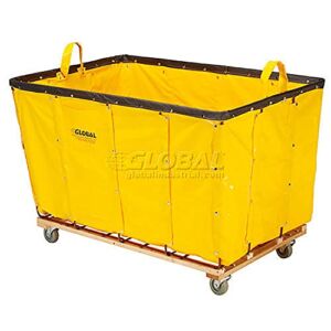 24 Bushel Yellow Vinyl Basket Bulk Truck, 53-1/4″L x 36-1/4″W x 30-1/2″H