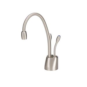 InSinkErator Contemporary Instant Hot and Cold Water Dispenser Faucet, Satin Nickel, F-HC1100SN