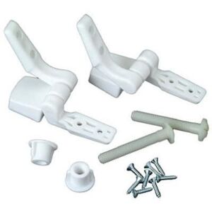 Master Plumber 479-56 White Toilet Seat Hinge Replacement Parts