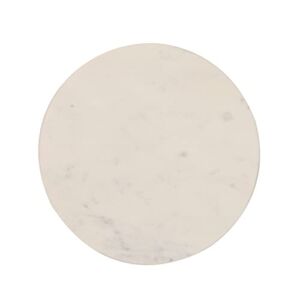 Minimalist Round Marble Charcuterie or Cutting Board, White