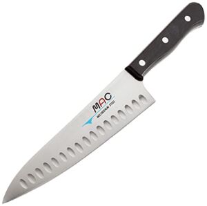 Mac Knife Series Hollow Edge Chef’s Knife, 8-Inch, 8 Inch, Silver