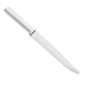 Rada Cutlery Serrated Slicing Knife – Stainless Steel Blade With Aluminum Handle Made in the USA