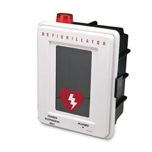Allegro Industries 4400‐DS Plastic Defibrillator Wall Case with Alarm and Strobe