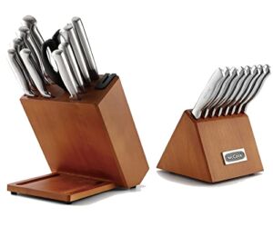 McCook® MC69 Knife Sets,20 Pieces German Stainless Steel Kitchen Knives Block Set with Built-in Sharpener