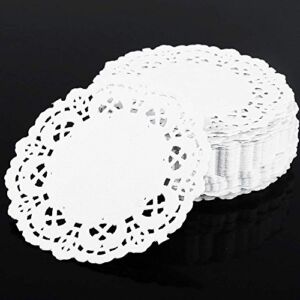 Round Paper Lace Doilies 3.5 Inch Pack Of 250 Pcs by CHICIEVE