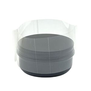200Pcs Clear Perforated Shrink Bands for 50g Aluminum Jar, Easy to Use, Make Products More Professional (For 50g Aluminum Jar)