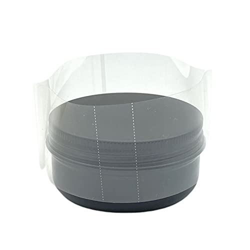 200Pcs Clear Perforated Shrink Bands for 50g Aluminum Jar, Easy to Use, Make Products More Professional (For 50g Aluminum Jar) | The Storepaperoomates Retail Market - Fast Affordable Shopping