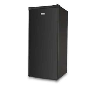 Commercial Cool Upright Freezer, Stand Up Freezer 5 Cu Ft with Reversible Door, Black