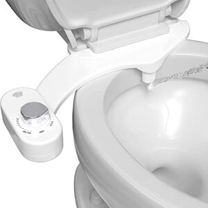 Squatty Potty Refresh-it Dual Stream Fresh Water Bidet Toilet Seat Attachment Non Electric