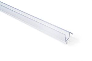 CRL Co-Extruded Clear Bottom Wipe with Drip Rail for 3/8″ Glass – 32-5/8 in Long