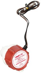 Rule 46DR Marine Rule 800 Replacement Motor for Tournament Series Livewell Pumps , White/Red
