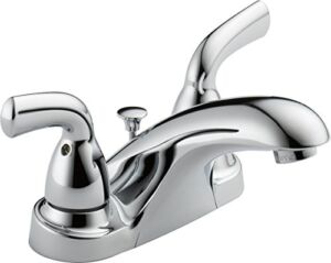 Delta B2510LF-PPU Foundations Core-B Two Handle Centerset Bathroom Faucet, Chrome