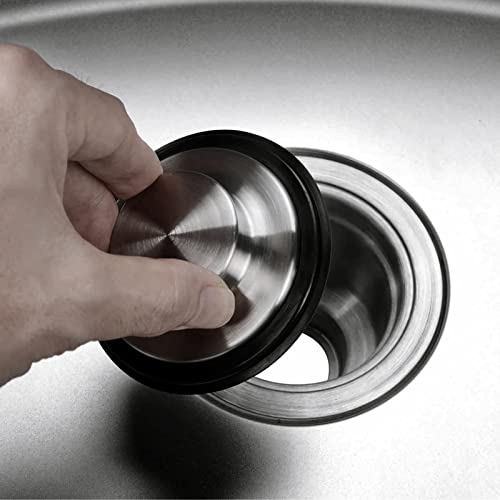 Gouiyaf 2 PCS Kitchen Sink Stopper, Sink Strainer Stainless Steel, Anti-Clogging Sink Plug, Garbage Disposal Stopper for Standard 3-1/2 Inch Kitchen Sink Drain | The Storepaperoomates Retail Market - Fast Affordable Shopping