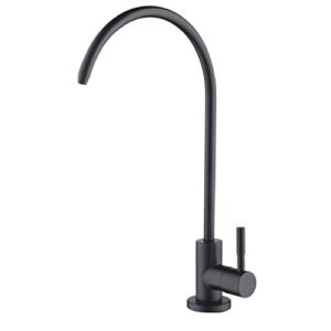 Apaix Drinking Water Faucet Matte Black, Kitchen Water Purifier Faucet for Non-Air Gap Reverse Osmosis Water Filtration System