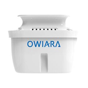 OWIARA Standard Water Filter, Standard Replacement Filters for Pitchers and Dispensers, BPA Free, 1 Count