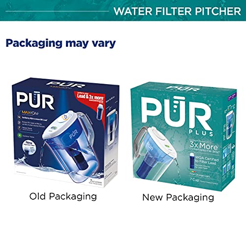 PUR Ultimate Filtration Water Filter Pitcher, 7 Cup, Clear/Blue | The Storepaperoomates Retail Market - Fast Affordable Shopping