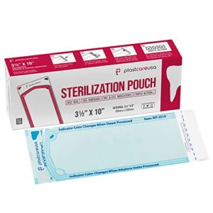 Self Seal Sterilization Pouch 3.5″ x 10″, 200 per Box
