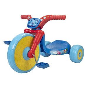 Blue’s Clues & You Ride-On 10″ Fly Wheels Junior Cruiser Tricycle with Sounds – Toddler Bike Trike, Ages 18-36M, for Kids 33”-35” Tall – 35 lbs. Weight Limit
