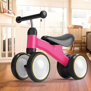 TOY Life Baby Balance Bike Toddler Balance Bike for 1 2 3 Year Old, Baby Bicycle Kids Balance Bikes Infant Bike, Baby Ride On Toys, First Baby Birthday Gifts for Boy Girl 1 2 3 Year Old(Pink)