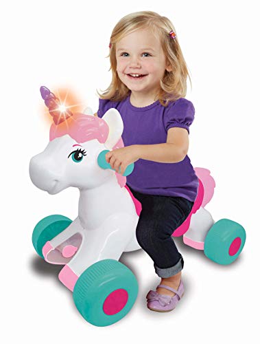 Kiddieland Light N Sounds Magical Ride-on Unicorn | The Storepaperoomates Retail Market - Fast Affordable Shopping
