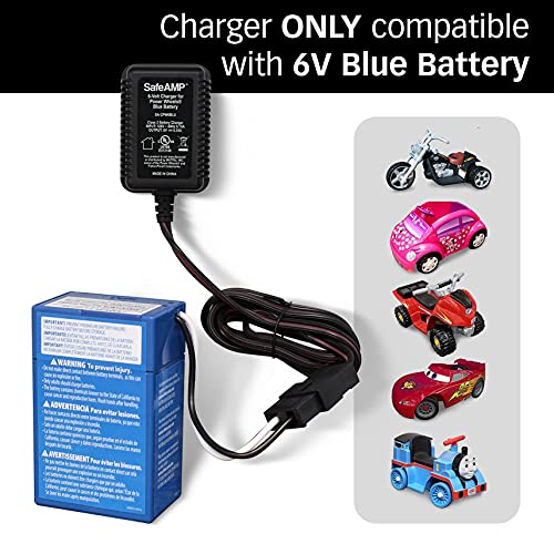 Replacement 6-Volt UL Listed Charger for Fisher-Price Power Wheels Toddler Blue Battery Models 00801-1230 – 00801-1457 – 00801-1868 – 00801-1900 – 00801-0336 | The Storepaperoomates Retail Market - Fast Affordable Shopping