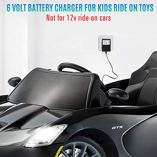 LotFancy 6V Battery Charger for Ride on Toys – Power Supply Adapter for 6 Volt Best Choice Product, Kid Trax Hello Kitty SUV, Dynacraft Kids Ride on Cars, UL Listed, 5FT Cord | The Storepaperoomates Retail Market - Fast Affordable Shopping