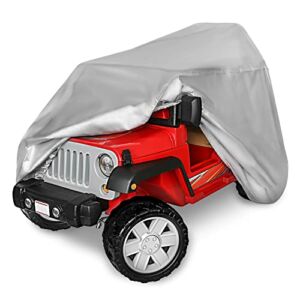 Topray Ride on Kids Toy Car Cover Compatible with Children’s Electric Jeep Power Wheels Cover Waterproof for Outdoor