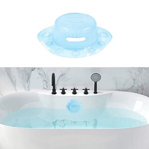 Home Merc Bathtub Drain Cover, Overflow Drain Cover ,Bathtub Overflow Cover 6.0in Fill The Bathtub with More Water and Bring a Better Experience to Your Bath Blue