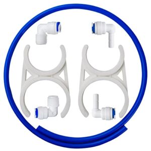 iSpring ACL1 RO Add-on Filter Kit for Standard Reverse Osmosis Systems, 5 Piece Set, 1/4″