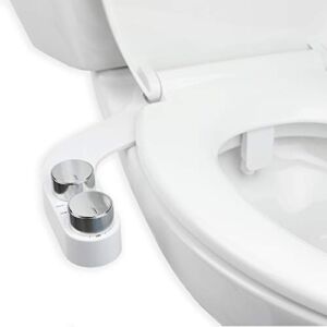 Brondell Bidet – FreshSpa Comfort Plus Bidet Attachment – Dual Temperature and Dual Nozzle with Retractable Nozzles and Self-Cleaning Function