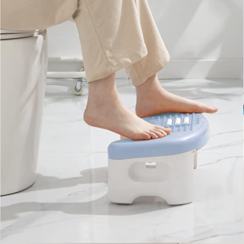 Foldable Toilet Stool, Bathroom Footstool for Children, Portable Anti-Slip Massage Poop Stool for Adults | The Storepaperoomates Retail Market - Fast Affordable Shopping