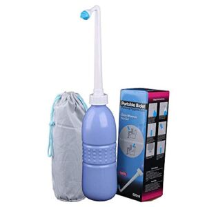 Portable Bidet Sprayer and Travel Bidet with Hand Held Bidet Bottle for Personal Cleansing Use Extended Nozzle – Personal Hygiene Care Toilet Bidet Shower/Bathroom Bidet Spray -21.8oz(620ml)